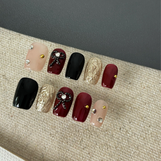 Noir & Scarlet Elegance