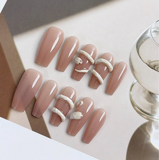 Serpent Luxe Elegance - PressOn Perfection