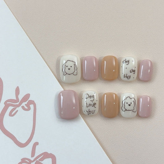 Cozy Pup Whimsy - PressOn Perfection