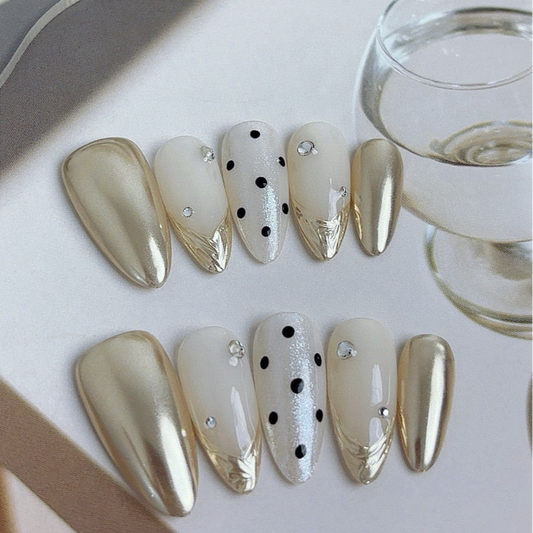 Luxe Dots & Gold Glam