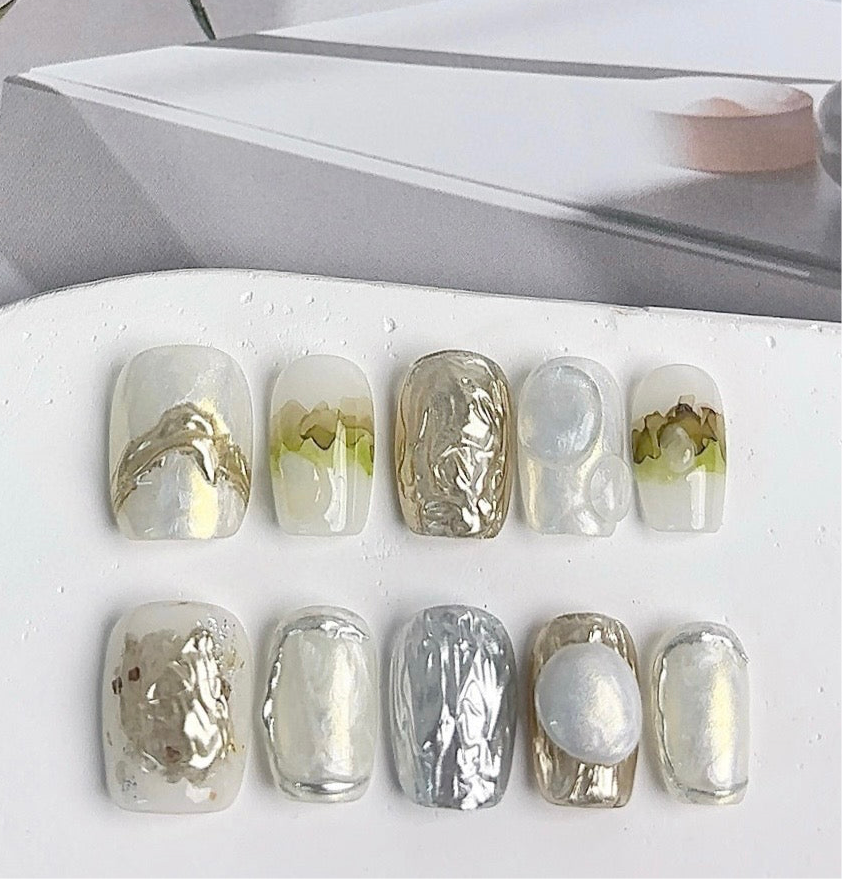 Ethereal Elegance - PressOn Perfection