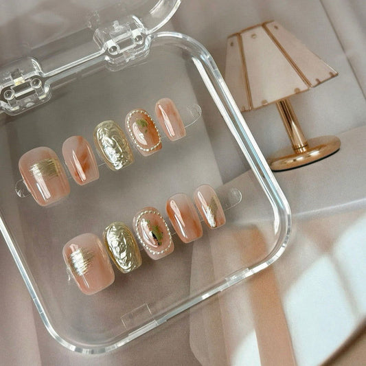 Golden Hour Glow - PressOn Perfection